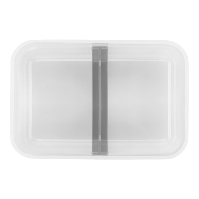 ZWILLING Fresh & Save Vacuüm brooddoos L plat, Kunststof, semitransparant-Grijs