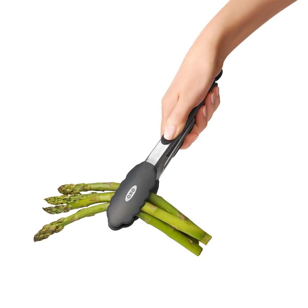 OXO RVS Serveertang met Siliconen kop – 23 cm