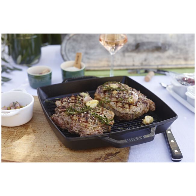 Staub Grill Pans Grillpan 28 cm, Zwart