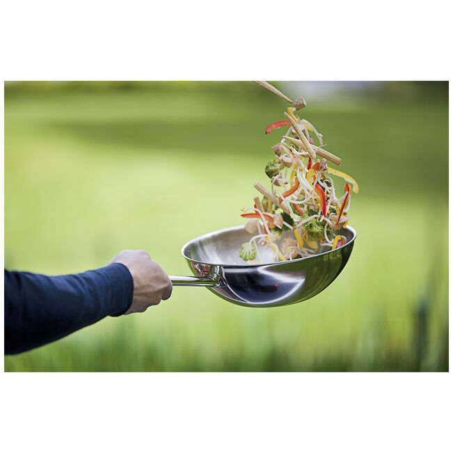 Demeyere Apollo 7 Wok vlakke bodem