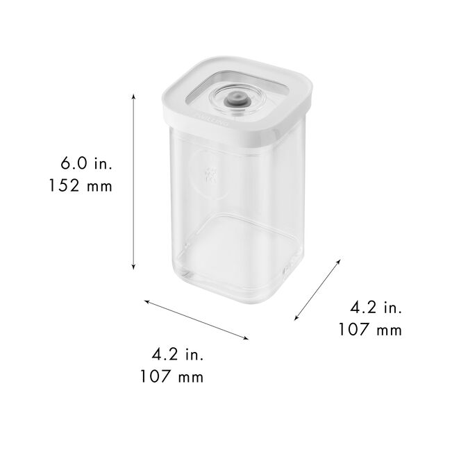 ZWILLING Fresh & Save CUBE CUBE-doos 2S / 11 cm, transparant-wit