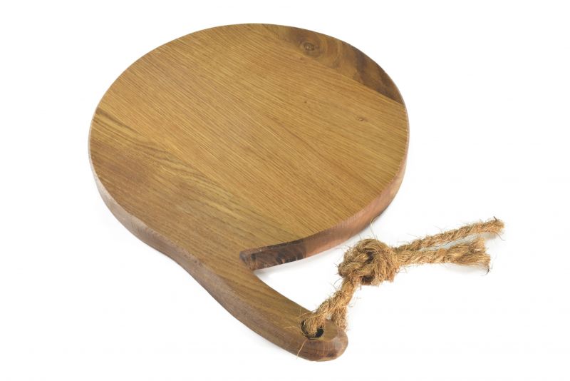 ServM Houten Serveerplank Ø30 cm met Handvat