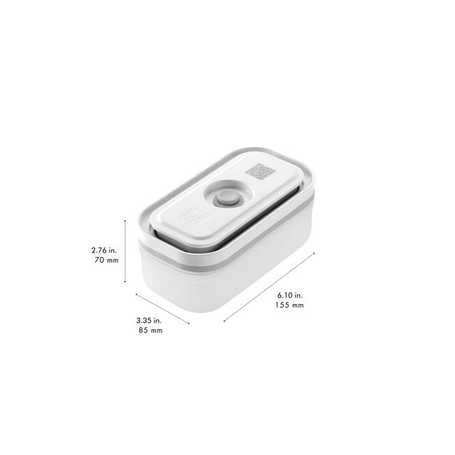 ZWILLING Fresh & Save Vacuümdozenset, S/M/L / 3-delig, Kunststof, semitransparant-Grijs