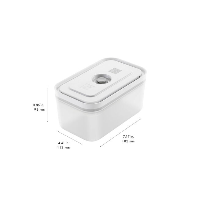 ZWILLING Fresh & Save Vacuümdozenset, S/M/L / 3-delig, Kunststof, semitransparant-Grijs