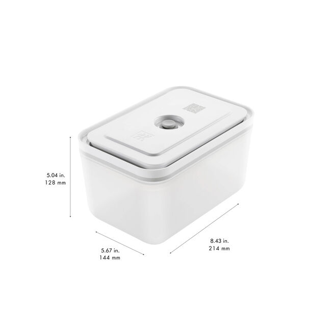 ZWILLING Fresh & Save Vacuümdozenset, S/M/L / 3-delig, Kunststof, semitransparant-Grijs