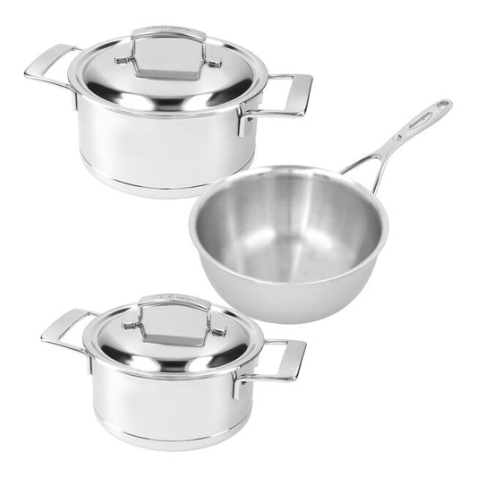 Demeyere Silver 7 Pannenset, 3-delig