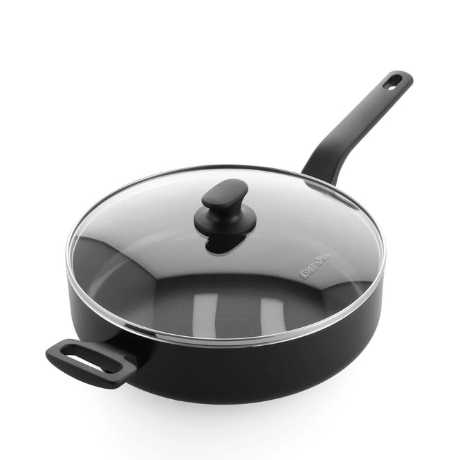 Hapjespan Greenpan Essence Met Keramische Antikleeflaag Met Deksel 28 cm   4 reviews
