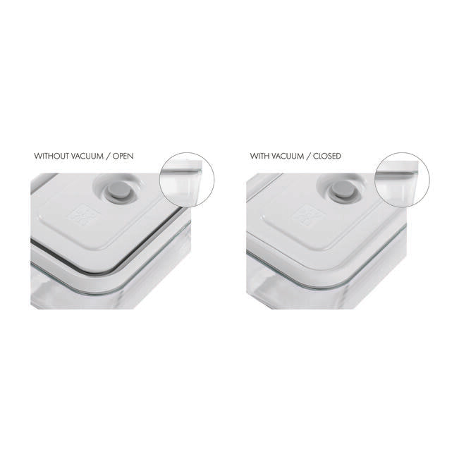 ZWILLING Fresh & Save Vacuümdozenset, S/M/L / 3-delig, Kunststof, semitransparant-Grijs