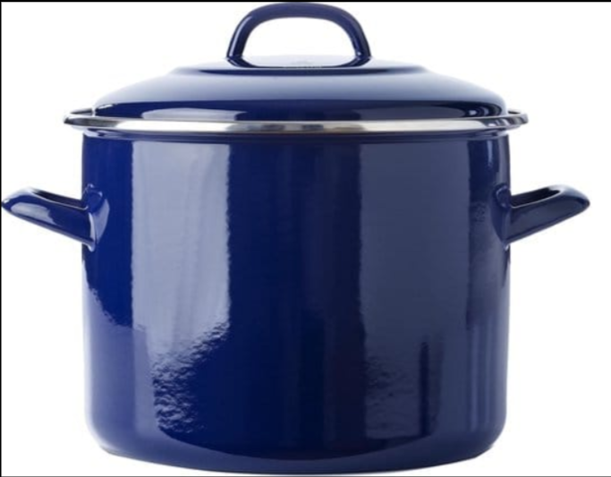 BK Geëmailleerd Soeppot ø 24cm 8.7L Blauw